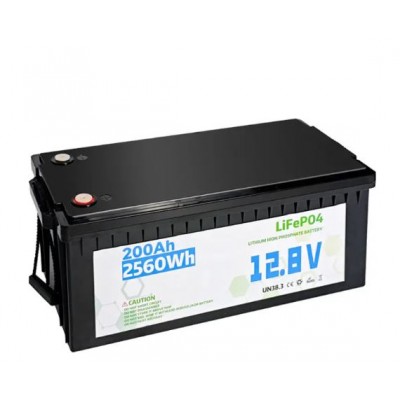 Акумулятор BATTERY lifepo4 12.8V 200A 2560Wh 251x243x220 мм (20 кг)