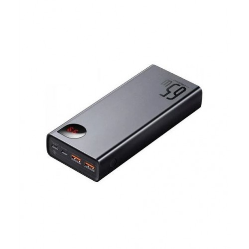Павербанк Baseus Adaman Metal 20000mAh QC+PD22.5W (Black) – Power Bank з дисплеєм