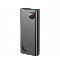 Павербанк Baseus Adaman Metal 20000mAh QC+PD22.5W Black з швидкою зарядкою