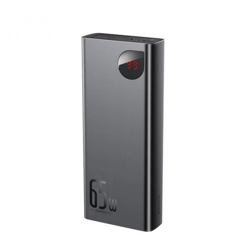 Павербанк Baseus Adaman Metal 20000mAh QC+PD22.5W (Black) – Power Bank з дисплеєм