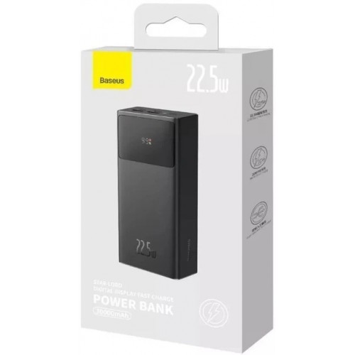 Павербанк Baseus Star-Lord 30000mAh 22.5W – Power Bank з дисплеєм