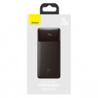 Павербанк Baseus 10000mAh 20W Bipow Digital Display Black з швидкою зарядкою