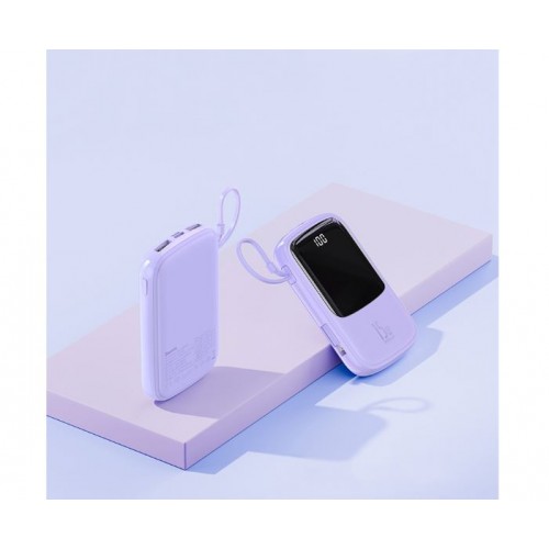 Павербанк Baseus 10000mAh 15W Lilac – Power Bank з дисплеєм