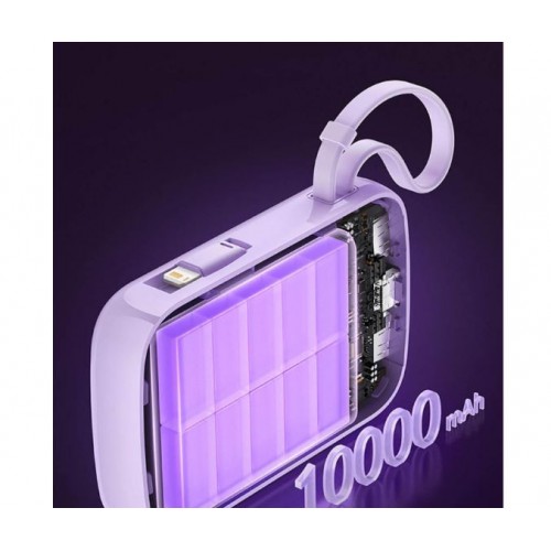 Павербанк Baseus 10000mAh 15W Lilac – Power Bank з дисплеєм