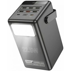 Павербанк Hoco DB03 Endure 100000mAh 22.5W Power Bank з ліхтариком Black