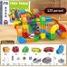 Магічний 3D-трек Cube Track 537-201 (123 деталі) набір Головний архітектор Магнітний конструктор дитячий розвиваючий