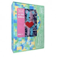 3D конструктор у вигляді ведмедика на 5200 деталей Magic Blocks 5503 BearBrick Конструктор ведмежа для дітей