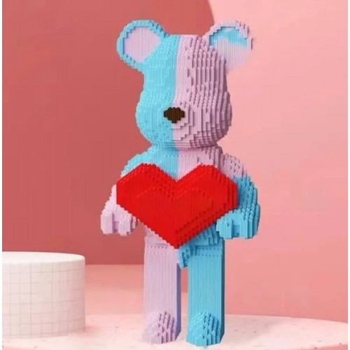 3D конструктор у вигляді ведмедика на 5200 деталей Magic Blocks 5503 BearBrick Конструктор ведмежа для дітей