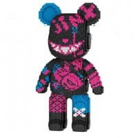 Конструктор 3D Ведмедик Bearbrick 3688 деталей великий блоковий конструктор фігурка ведмідь
