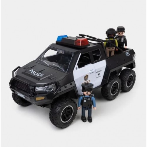 Конструктор дитячий розвиваючий Поліцейський пікап з мотоциклом Police Pickup Truck DB-220