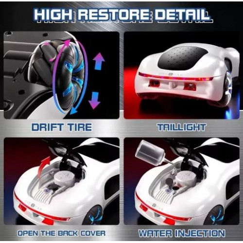 Машинка на радіокеруванні з пультом і браслетом, USB, Concept Car RC Dual Spray E600-2, Дитяча машинка на пульті