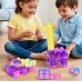 Дитячий силіконовий конструктор G2688 на 88 деталей, Magic Gummy Bloc М'який конструктор Сенсорний конструктор для дітей