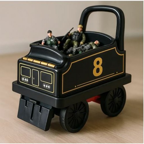Вагончик для дитячої залізниці Retro Train Дитяча каталка-локомотив Вагончик для потяга