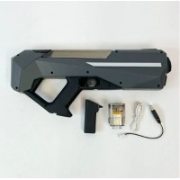 Водяний пістолет дитячий зі світлом, від USB, SQ012B, Акумуляторний водяний бластер