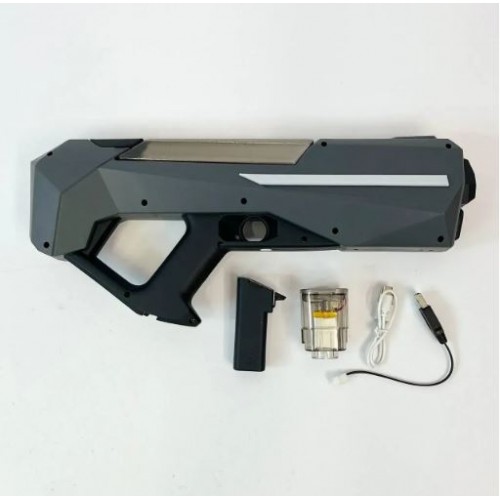 Водяний пістолет дитячий зі світлом, від USB, SQ012B, Акумуляторний водяний бластер