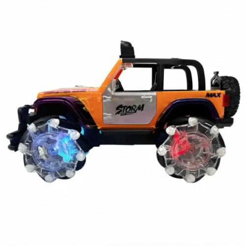 Машинка на радіокеруванні з LED-підсвічуванням + пульт, USB, T90188, Multicolour Машинка на пульті Джип на радіокеруванні