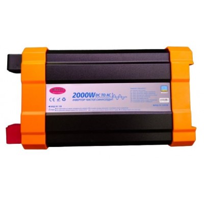 Перетворювач напруги інвертор із чистою синусоїдою Wimpex WX-2027 Pure sine wave UPS 2000W 12V