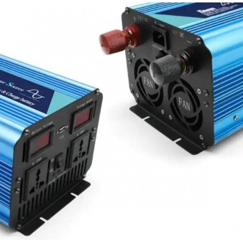 Перетворювач напруги Power Inverter Wimpex WX-2100 2000W 12-220V, інвертор, чиста синусоїда з підзарядкою