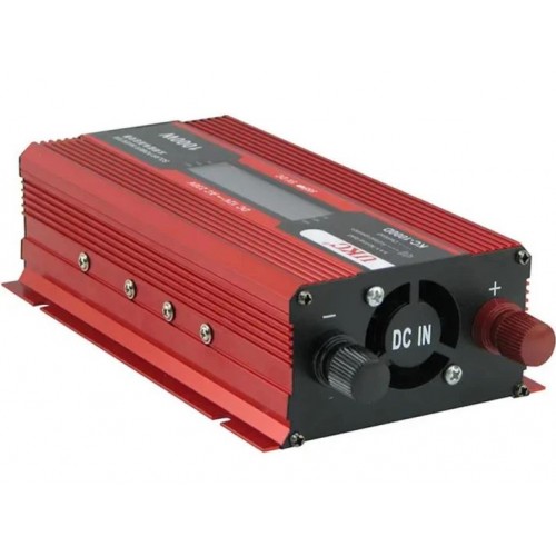 Перетворювач струму AC/DC UKC KC-1000D 1000W 12 V LCD автомобільний інвертор