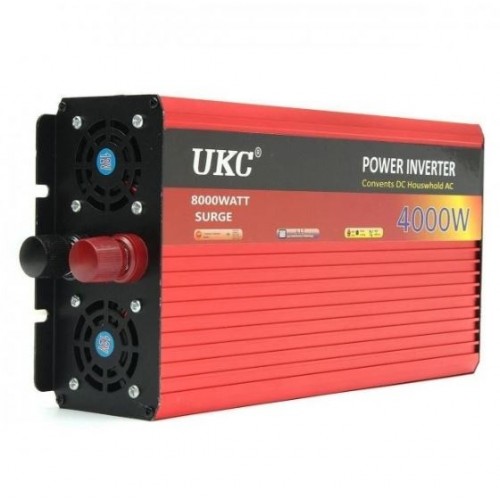 Автомобільний інвертор AC/DC AR 4000W 12-220В Перетворювач напруги