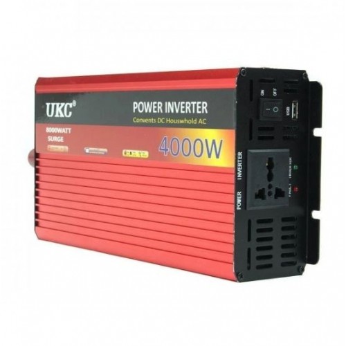Автомобільний інвертор AC/DC AR 4000W 12-220В Перетворювач напруги