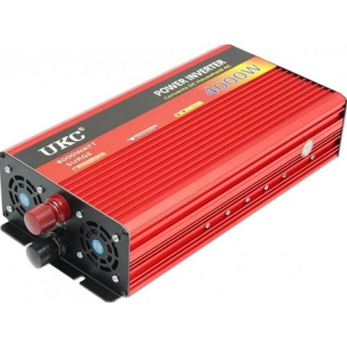 Автомобільний інвертор AC/DC AR 4000W 12-220В Перетворювач напруги