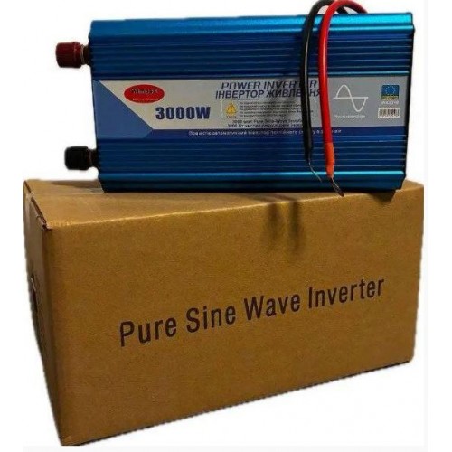 Перетворювач напруги Power Inverter Wimpex WX-3100 інвертор, 3000W 12-220V чиста синусоїда 