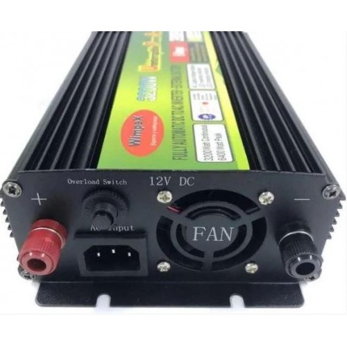 Перетворювач постійного струму Power Inverter Wimpex WX-3200W інвертор 12 В-220 В 3200 Вт модифікована синусоїда 