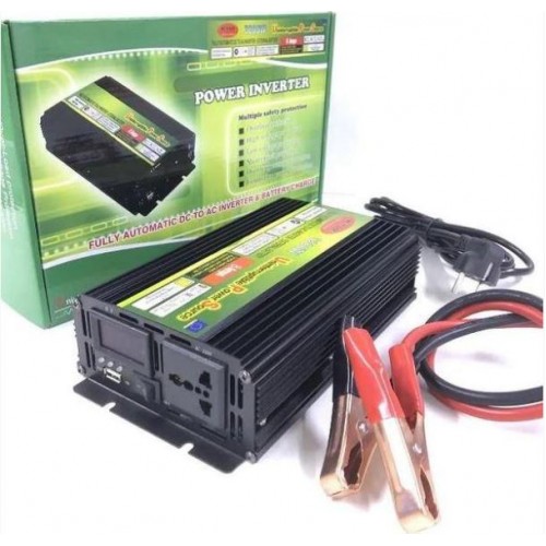 Перетворювач постійного струму Power Inverter Wimpex WX-3200W інвертор 12 В-220 В 3200 Вт модифікована синусоїда 