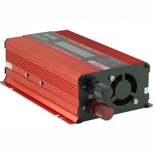 Перетворювач струму AC/DC UKC KC-500D 500 W 12 V LCD автомобільний інвертор