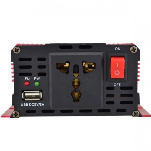 Перетворювач струму AC/DC UKC KC-2000D 2000W 12V LCD автомобільний інвертор