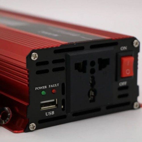 Перетворювач струму AC/DC UKC KC-2000D 2000W 12V LCD автомобільний інвертор