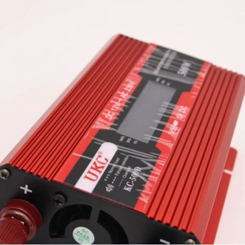 Перетворювач струму AC/DC UKC KC-2000D 2000W 12V LCD автомобільний інвертор
