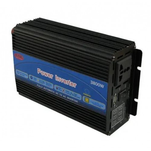 Перетворювач постійного струму Power Inverter Wimpex WX-3800W інвертор 24 В-220 В 3800 Вт