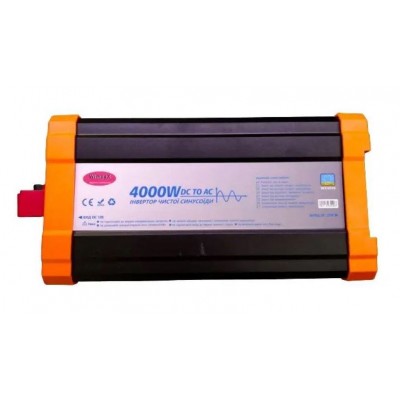 Перетворювач напруги Power Inverter Wimpex Pure sine wave WX-4040 інвертор, 4000W 12-220V чиста синусоїда 