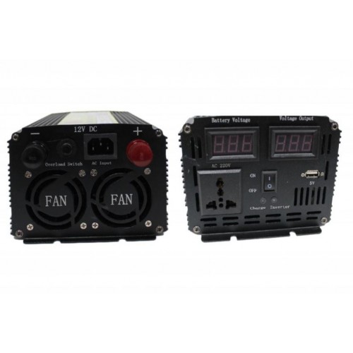 Перетворювач постійного струму Power Inverter Wimpex WX-5200W інвертор 12 В-220 В 5200 Вт модифікована синусоїда 