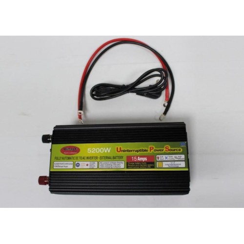 Перетворювач постійного струму Power Inverter Wimpex WX-5200W інвертор 12 В-220 В 5200 Вт модифікована синусоїда 