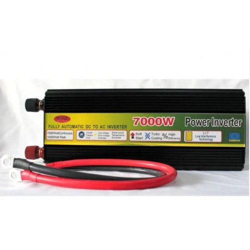 Перетворювач постійного струму Power Inverter Wimpex WX-7000W інвертор 12 В-220 В 7000 Вт модифікована синусоїда 