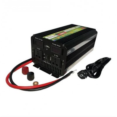 Перетворювач напруги Wimpex WX-7200W із захистом від короткого замикання та перегріву 12V-220V 7200W модифікована синусоїда 