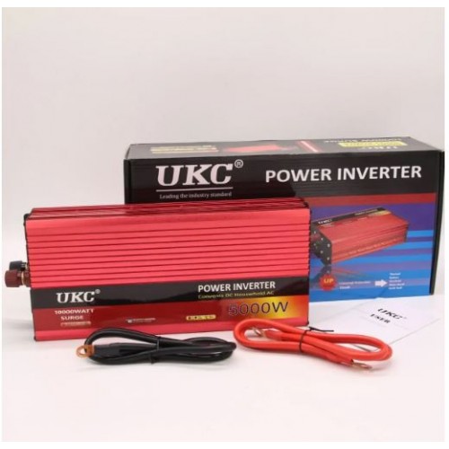 Автомобільний інвертор AC/DC AR 5000W 12-220В Перетворювач напруги