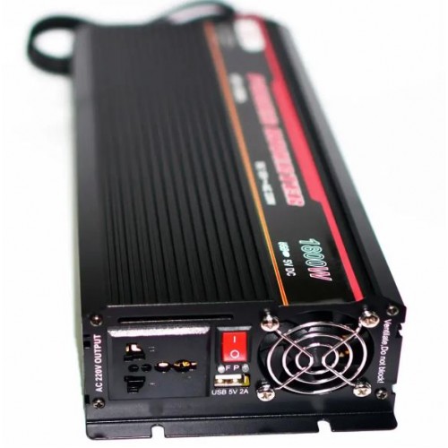 Автомобільний інвертор 1800Вт, AC/DC, UPS + CHARGE, UPS-1800А, Перетворювач напруги