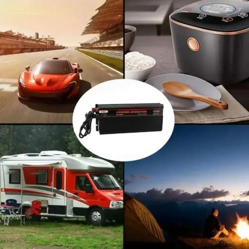 Автомобільний інвертор 1800Вт, AC/DC, UPS + CHARGE, UPS-1800А, Перетворювач напруги