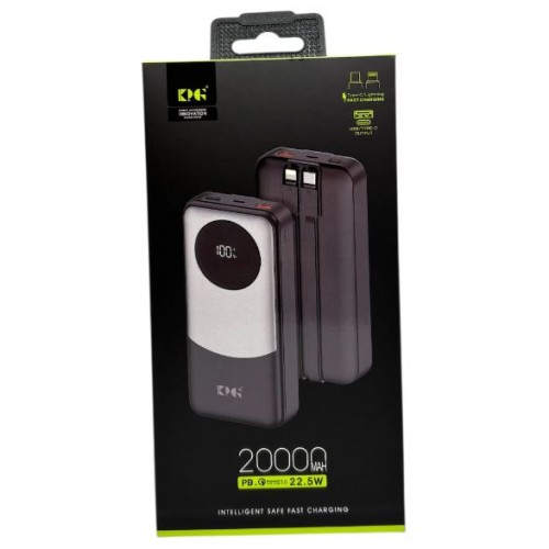 Павербанк King Power KPG-202X 20000mAh 22.5W – Power Bank з дисплеєм
