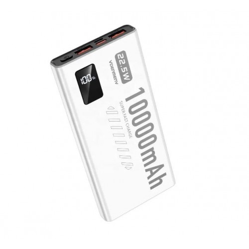 Павербанк VDENMENV DP43 10000mAh 22.5W – Power Bank з дисплеєм