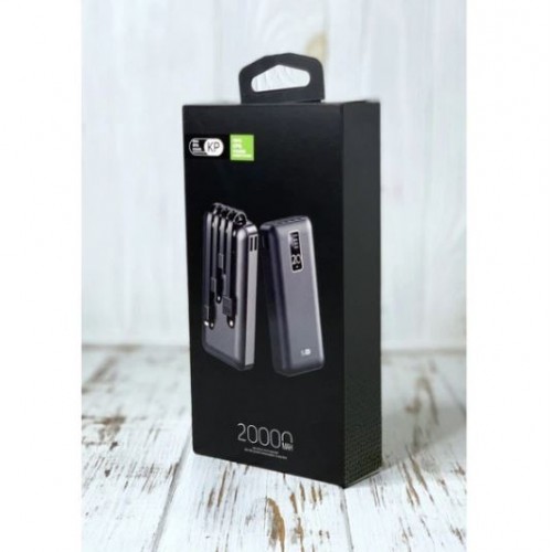 Павербанк King Power KP-27 20000mAh 22.5W – Power Bank з дисплеєм