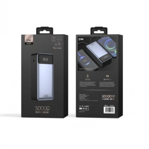 Павербанк King Power KPG-307 30000mAh 22.5W – Power Bank з дисплеєм