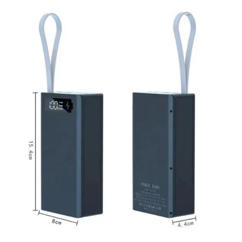 Корпус для повербанку на 12 акумуляторів, C12-PD, Корпус Power Bank Бокс для павербанку Корпус повербанка