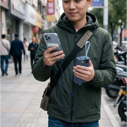 Корпус для повербанку на 14 акумуляторів, C14-PD, Корпус Power Bank Бокс для павербанку Корпус повербанка