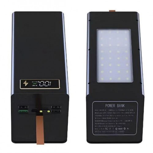 Корпус для повербанка (40х18650), 4хUSB, D40-PD, Бокс для Powerbank Корпус павербанку з ліхтариком