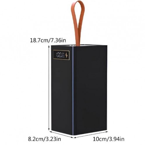 Корпус для повербанка (40х18650), 4хUSB, D40-PD, Бокс для Powerbank Корпус павербанку з ліхтариком
